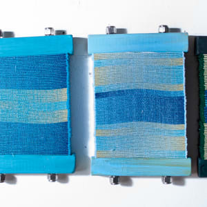 Chromatic Book Blocks- Blue by Susan Hensel 