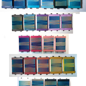 Chromatic Book Blocks- Blue by Susan Hensel 
