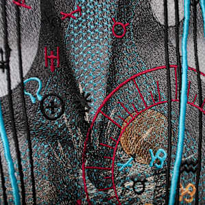 Intergalactic Wayfinding Scroll 5 by Susan Hensel, Image 6.