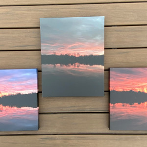 Purpley Haze Series© - Item #4263 (set 2) by Lake Orange Sunrises LLC, Lisa Francescon, Owner 