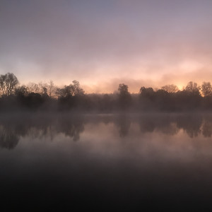 Orange Fog Series© - Item #1027 by Lake Orange Sunrises LLC, Lisa Francescon, Owner