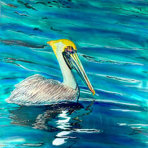 Keys Pelican by James Norman Paukert 