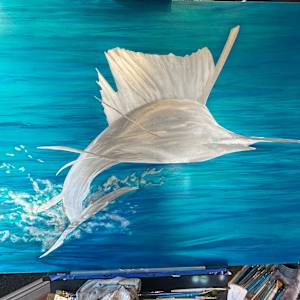 Key West Sailfish by James Norman Paukert 