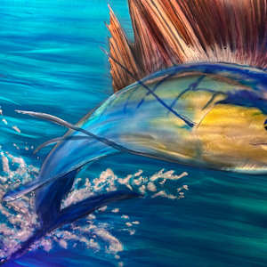 Key West Sailfish by James Norman Paukert 
