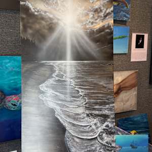 Satin waves 4 by James Norman Paukert  Image: Painted in keywest