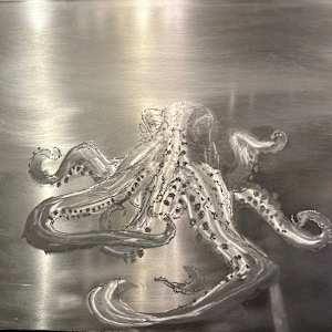 Rum Runner by James Norman Paukert  Image: Under etched image 