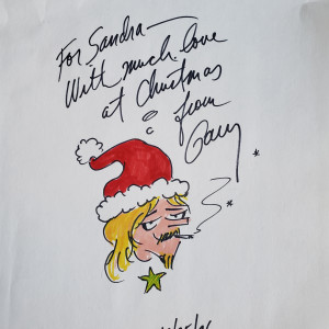 Doonesbury Chronicles TITLE PAGE ZONKER SKETCH by Garry Trudeau