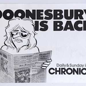 Doonesbury Is Back - Daily & Sunday in the Chronicle by Garry Trudeau, Image 1.