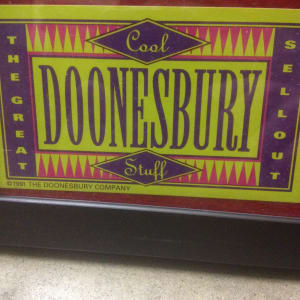 "Great Doonesbury Sellout" -- Sticker by Garry Trudeau