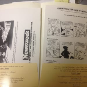 "Newsweek -- Doonesbury Press Packet" by Garry Trudeau