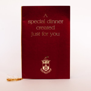 "A special dinner created just for you..." 