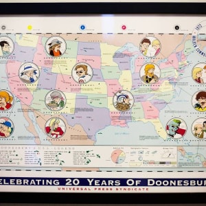 "Map -- Celebrating 20 Years of Doonesbury" by Garry Trudeau, Image 1.