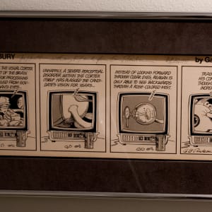 "Governor Reagan's Eyes" -- Signed by Garry Trudeau
