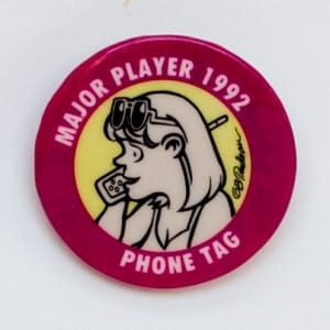 "Major Player 1992 - Phone Tag" by Garry Trudeau, Image 1.