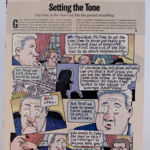 "Time Magazine - Setting the Tone" by Garry Trudeau