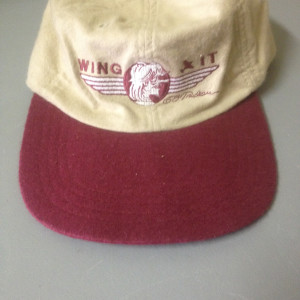 Red/Tan "Wing it" Hat by Garry Trudeau