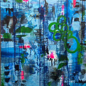 Blue Parade over LA by Tina Kleinjan Setzer