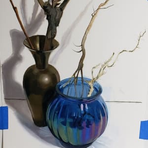 Carnival Glass - (Strada Easel Challenge day 16) by Lydia Burris 