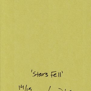 Block Print, 'Stars Fell' 14/15 by Anna Lyle, Image 2.
