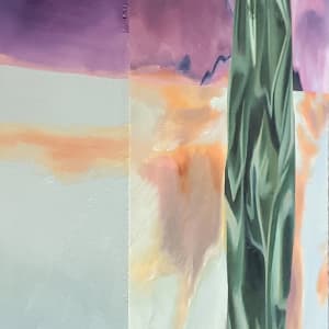 _____ looks like me by Anna Test  Image: upside-down angled image of the full work to show painted edges