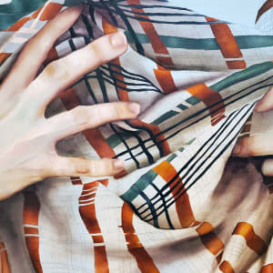 'Lover, Fighter' by Anna Test  Image: detail cropped image