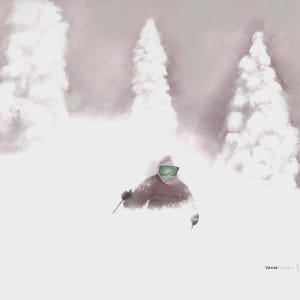 Skiing Vail’s Back Bowls in Powder by Margo Thomas 