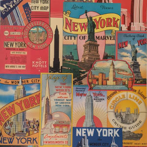 NYC Cards/Map/Cab Posters* by Andy ZZconstable 