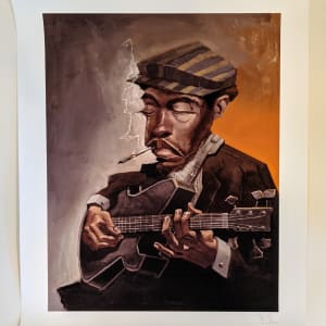 Blues Guitar Player* by Justin Bua 