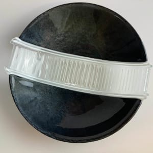 Black Iridescent Helix  Image: Top View