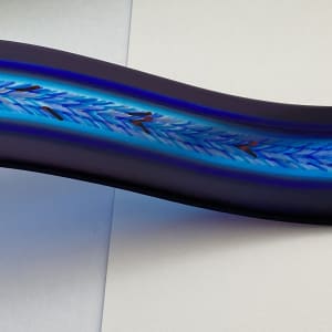 Blue Currents S-Curve (sandblasted) by Lynne Carlson