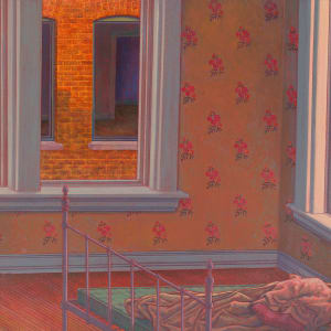 Room with Bed (aka Interiors II) by Leopold Segedin