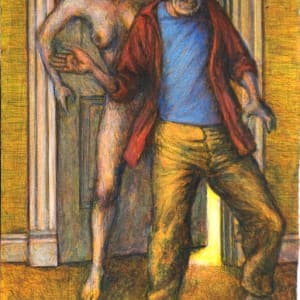Old Man Dancing with Nude