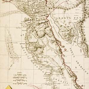 ELYSIAN FLAMES IN THE DESERT PAINTING PLUS UNDER SHOWING  THE MAP OF EGYPH by JACINTHE LACROIX. MASTER SCULPTOR AND ARTIST, Image 1.