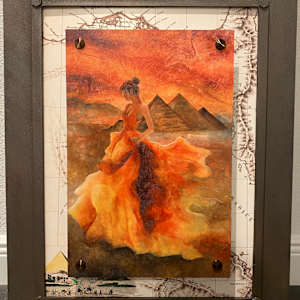 ELYSIAN FLAMES IN THE DESERT. by JACINTHE LACROIX. MASTER SCULPTOR AND ARTIST, Image 2.