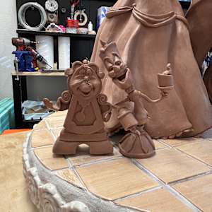 ENCHANTED WALTZ. A TALE AS OLD AS TIME. (BEAUTY AND THE BEAST) by JACINTHE LACROIX. MASTER SCULPTOR AND ARTIST, Image 11.