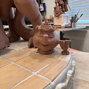 ENCHANTED WALTZ. A TALE AS OLD AS TIME. (BEAUTY AND THE BEAST) by JACINTHE LACROIX. MASTER SCULPTOR AND ARTIST, Image 10.