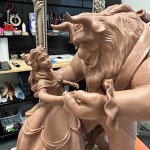 ENCHANTED WALTZ. A TALE AS OLD AS TIME. (BEAUTY AND THE BEAST) by JACINTHE LACROIX. MASTER SCULPTOR AND ARTIST, Image 8.