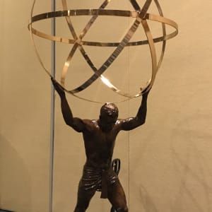 Man with Sphere by Jacinthe Lacroix 