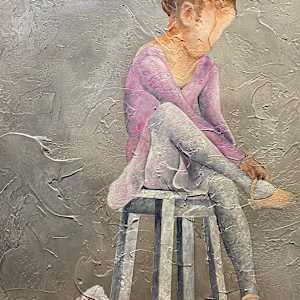 YOUNG BALLERINA'S DREAM by JACINTHE LACROIX. MASTER SCULPTOR AND ARTIST, Image 1.