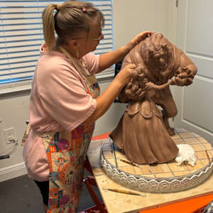 ENCHANTED WALTZ. A TALE AS OLD AS TIME. (BEAUTY AND THE BEAST) by JACINTHE LACROIX. MASTER SCULPTOR AND ARTIST, Image 3.