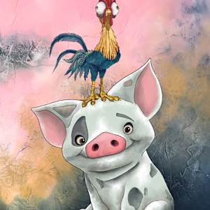 PUA & HEI HEI by JACINTHE LACROIX. MASTER SCULPTOR AND ARTIST, Image 1.