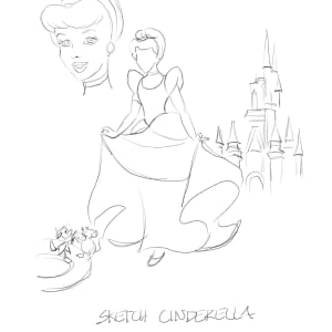 Cinderella-Giclee by Jacinthe Lacroix 