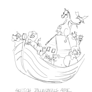 Bluebell's Ark-Giclée streched by Jacinthe Lacroix 