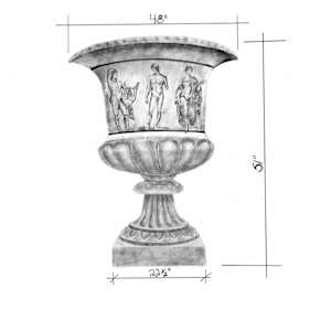 URN-COUNSEL OF THE GODS by JACINTHE LACROIX. MASTER SCULPTOR AND ARTIST, Image 2.