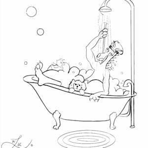 Bubble Bath by Jacinthe Lacroix-Master Sculptor and Artist 