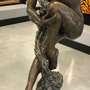 NATURE VS NURTURE JACINTHE  LACROIX. MASTER ARTIST AND SCULPTOR NEW COLLECTOR'S GARDEN IN TORONTO, CANADA OF BRONZE PC OF by JACINTHE LACROIX. MASTER SCULPTOR AND ARTIST, Image 5.