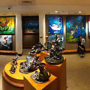 JACINTHE  IN STUDIO OR IN SHOW by JACINTHE LACROIX. MASTER SCULPTOR AND ARTIST 