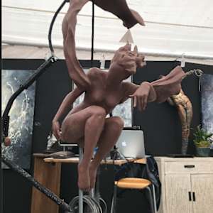 JACINTHE LACROIX. MASTER ARTIST AND SCULPTOR. NEW COLLECTOR'S HOME IN CAREFREE ARIZONA OF  MUSIC MADE VISIBLE  BRONZE SCULPTURE by JACINTHE LACROIX. MASTER SCULPTOR AND ARTIST, Image 5.