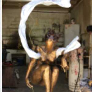 JACINTHE LACROIX. MASTER ARTIST AND SCULPTOR. NEW COLLECTOR'S HOME IN CAREFREE ARIZONA OF  MUSIC MADE VISIBLE  BRONZE SCULPTURE by JACINTHE LACROIX. MASTER SCULPTOR AND ARTIST, Image 8.