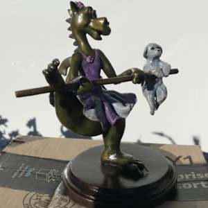 JACINTHE LACROIX. MASTER ARTIST AND SCULPTOR. NEW COLLECTOR AT THE VIP DISNEY FINE ART SHOW OF BELL by JACINTHE LACROIX. MASTER SCULPTOR AND ARTIST, Image 6.